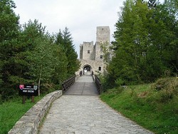 Strecno burg - Eingang